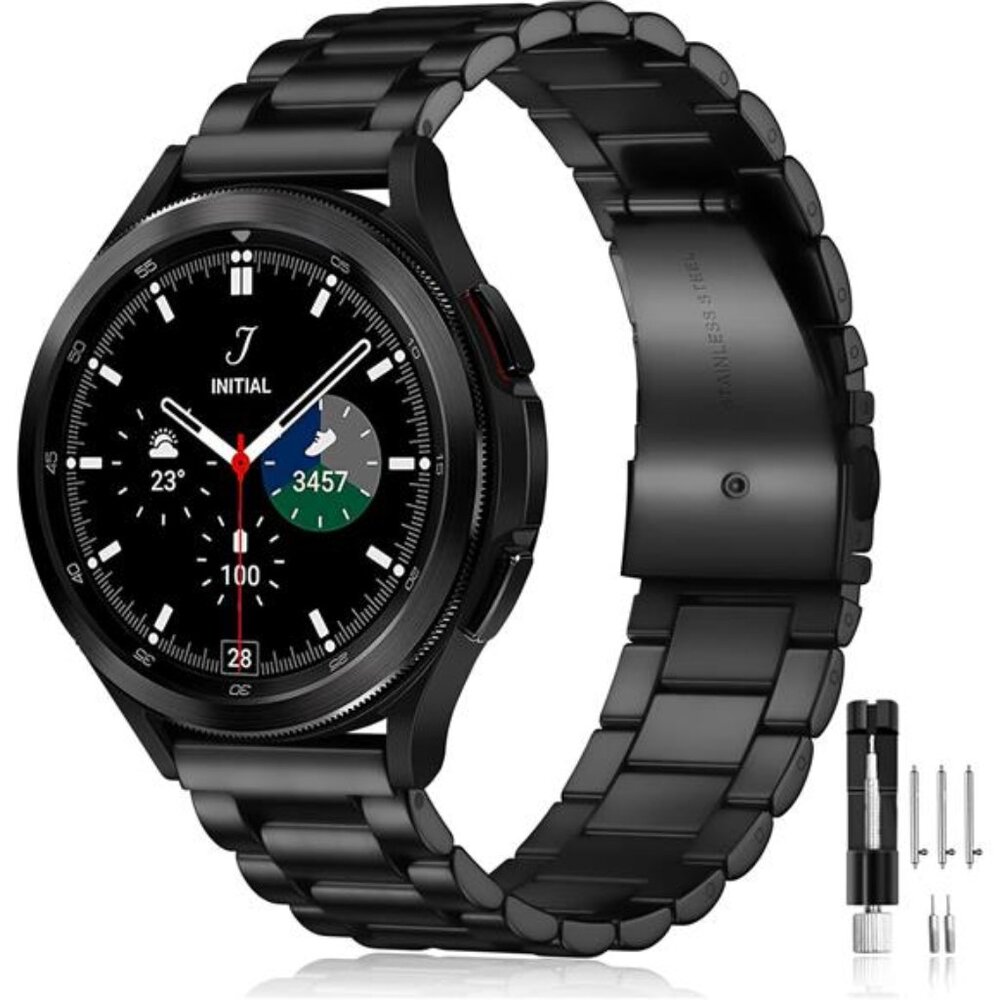 Stainless Steel Band Compatible with Samsung Galaxy Watch 7 6 5 4 FE 40mm 44mm